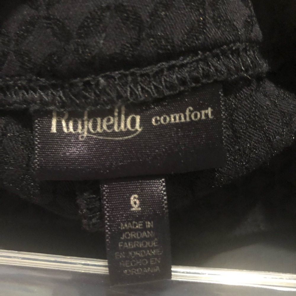 Ladies black dress pants by Raphaella